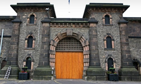 Entrance gate to Wandsworth prison