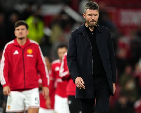 Manchester United manager Michael Carrick