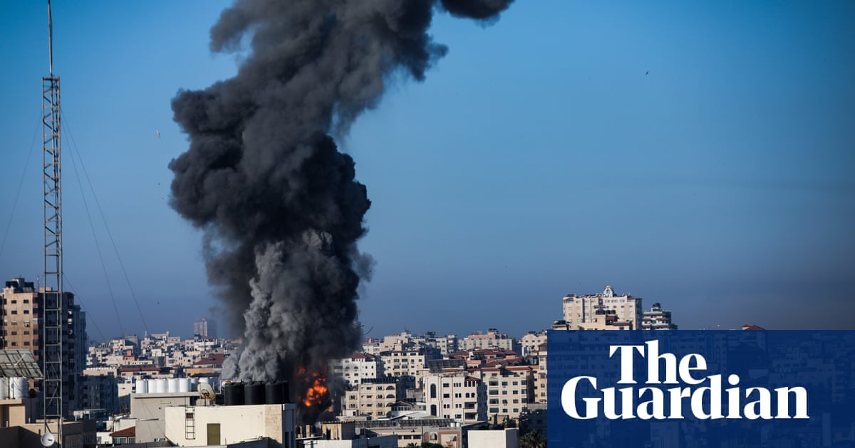 Israeli fighter jets hit targets in central Gaza as fight with Hamas escalates – video