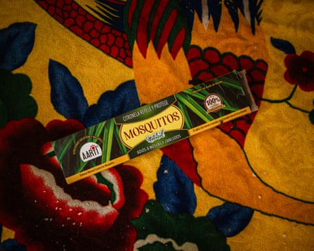 A box of mosquito-repelling incense