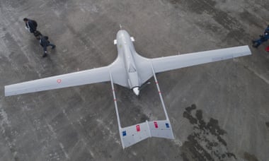A Bayraktar TB2 drone.