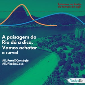 The NudgeRio Flatten the curve campaign