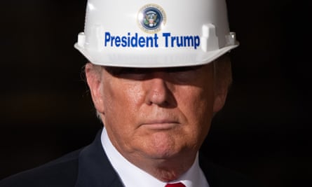 Donald Trump tours US Steel’s Granite City works in Illinois.