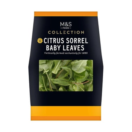 M&S Collection Citrus Sorrel Baby Leaves