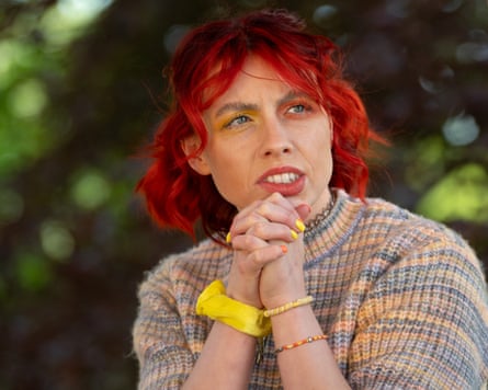 Mismatched eyes … Jessie Roux.