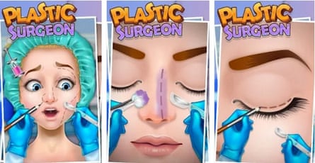 The Plastic Surgery Simulator app.