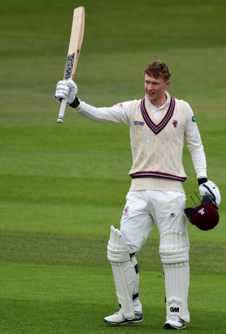Young George: a century against Surrey.
