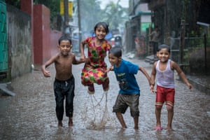 Happiness on a Rainy Day by Fardin Oyan, Bangladesh. Winner of the young environmental photographer of the year