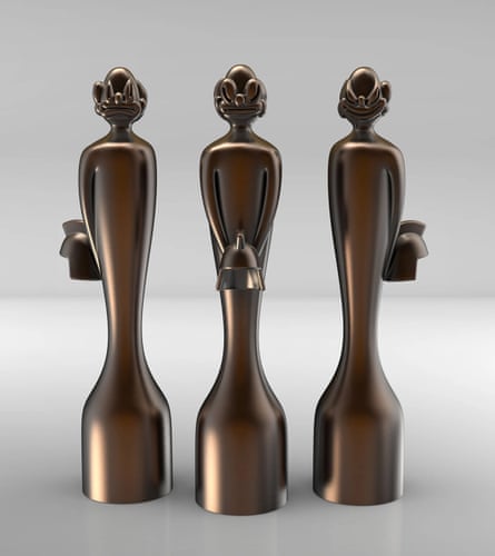 Brit awards trophy designed by Slawn (2022)