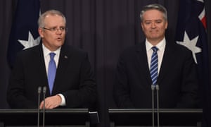 Scott Morrison and Mathias Cormann