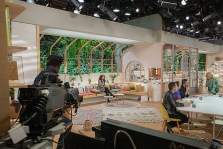 Nihal in a TV talkshow studio