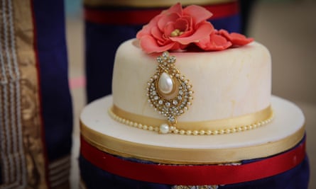 Nadiya’s showstopper wedding cake.
