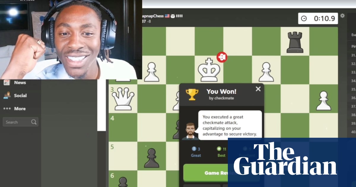 Eze does it: England footballer wins celebrity chess tournament