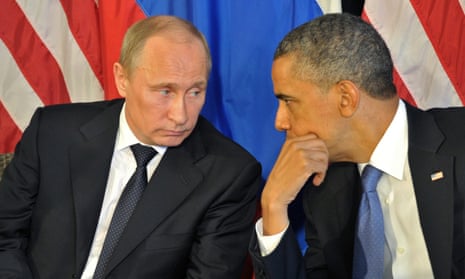 Vladimir Putin and Barack Obama, June 2012