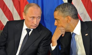 Vladimir Putin and Barack Obama