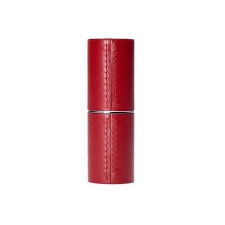 The Go-To Red Leather Lipstick Case