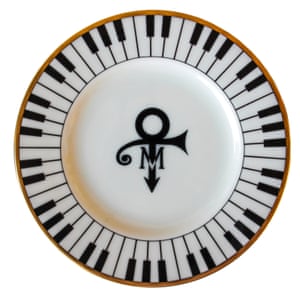 Prince changed his name to the unpronounceable glyph in 1993, commemorated on the plates used at his wedding to Mayte Garcia in 1996