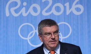 IOC president Thomas Bach in Rio.