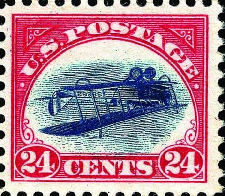 Rare 1918 'Inverted Jenny' US stamp sells for record-setting $2m, US news