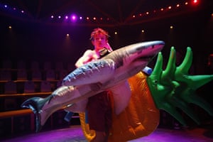 Andrew Finnigan is endearing in Drip, a one-man musical-comedy about swimming against the tide