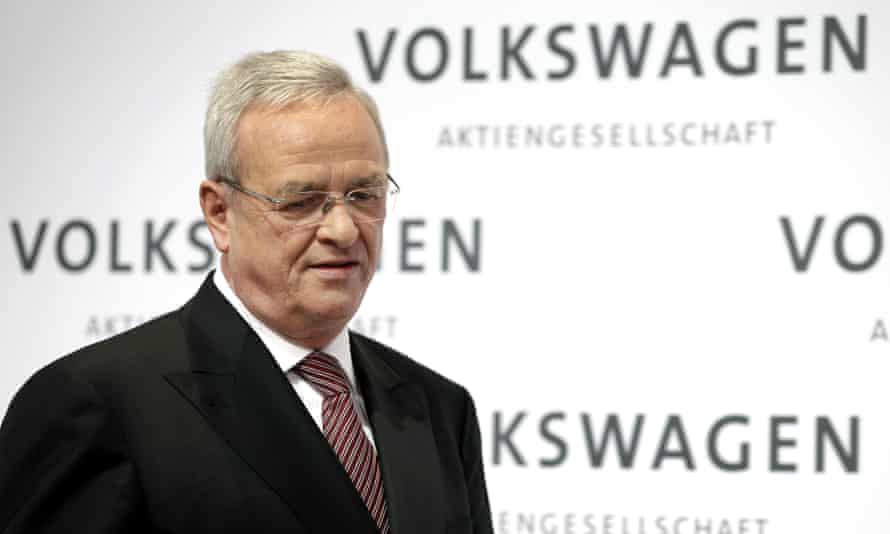 The former VW CEO, Martin Winterkorn