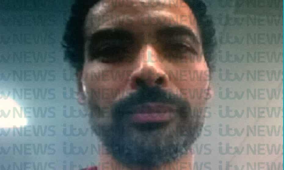 An ITV News image of Arthur Simpson-Kent, who was arrested near the Busua resort.