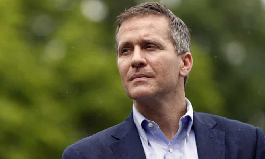 Eric Greitens resigned as Missouri governor in 2018, less than two years into his first term, over allegations of sexual assault.