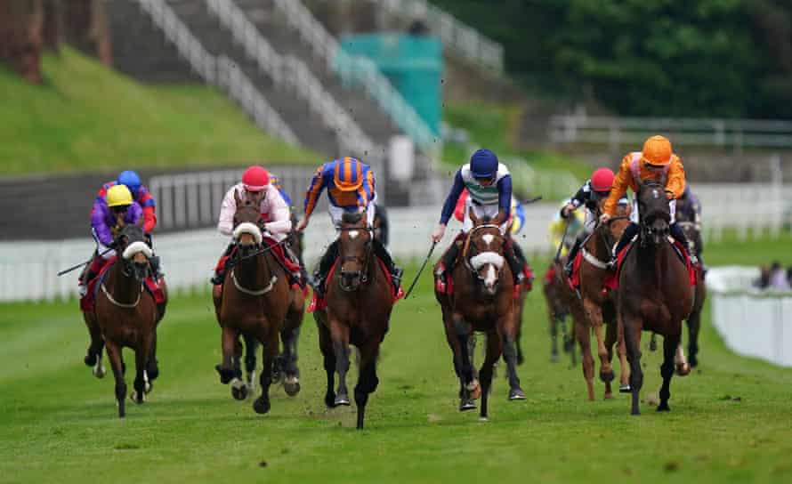 Cleveland (center left) and Ryan Moore triumph at Chester.