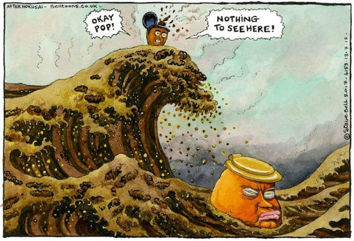 Steve Bell On Donald Trump Jr Cartoon Opinion The Guardian