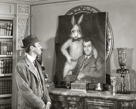 James Stewart in Harvey.