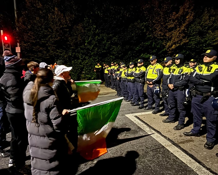 Irish police brace for more unrest at Dublin hotel housing asylum seekers