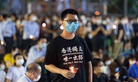 Crowds in Hong Kong hold a vigil for the victims of Beijing’s 1989 Tiananmen crackdown.