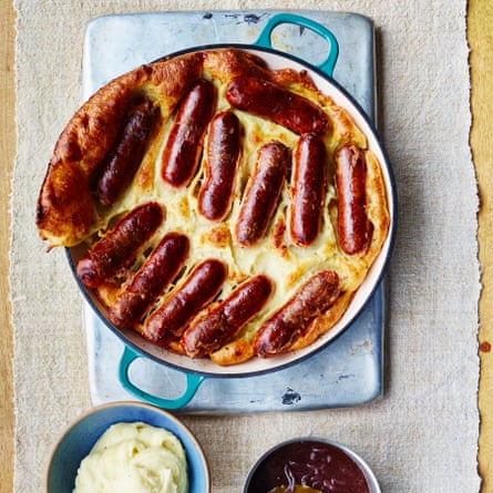 The toad in the hole recipe by Nathan Outlaw.