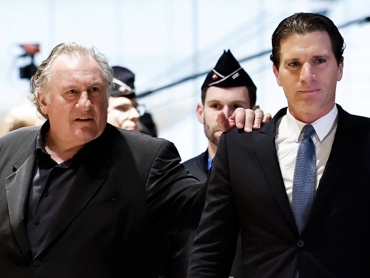 Gérard Depardieu arrives at Paris court for trial over sexual assault  allegations | Gérard Depardieu | The Guardian