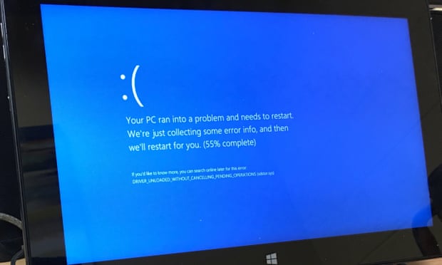 Windows 10 blue screen of death (Bsod) crash