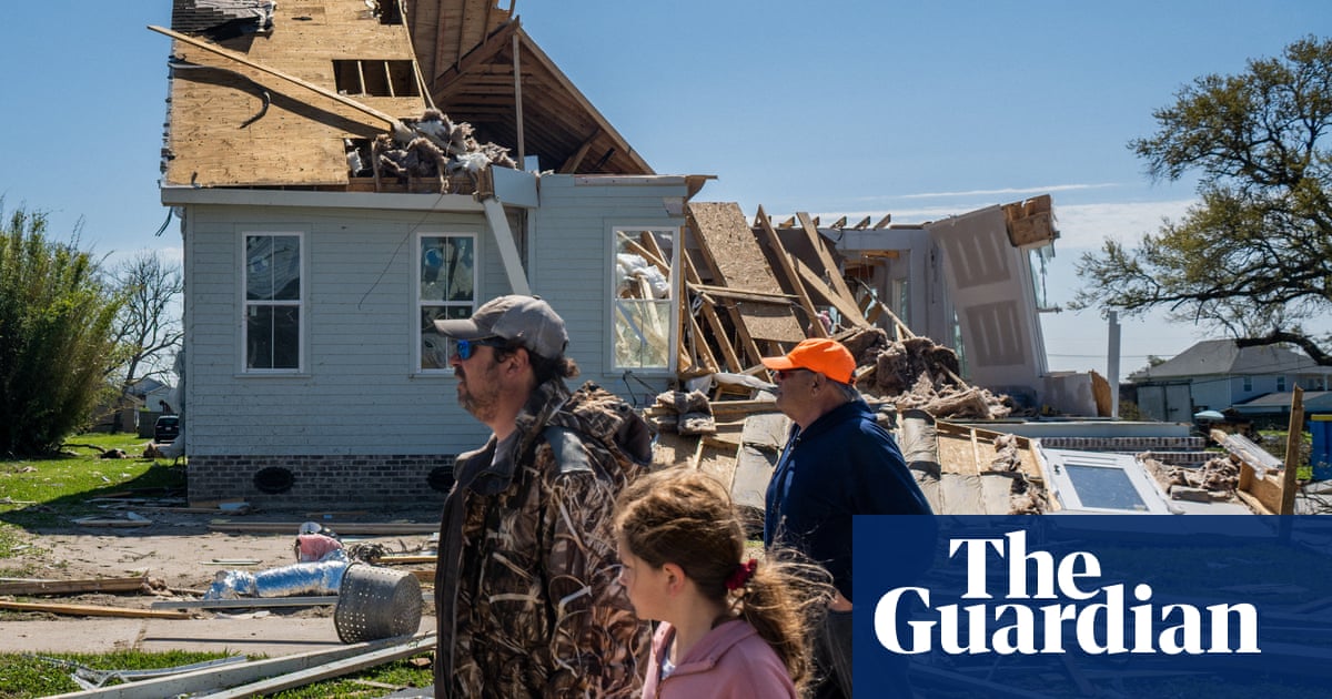 ‘One traumatic thing after another’: New Orleans homes flattened by giant twisters