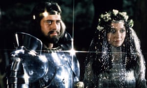 A fine growth ... Nigel Terry as King Arthur with Cherie Lunghi as Guenevere in Excalibur. Photograph: Allstar/Warner Bros.