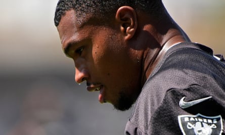 Tyree Wilson with a bead of sweat hanging from his nose