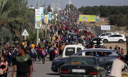 crowds of people on roads