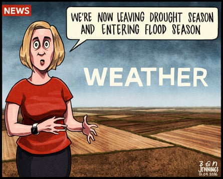Ben Jennings on the end of the UK summer – cartoon