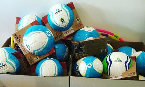 B Corp Senda Athletics makes Fair Trade soccer balls.
