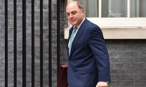 Ben Wallace arrives at a Cabinet meeting in Downing Street on 04 July 2023.