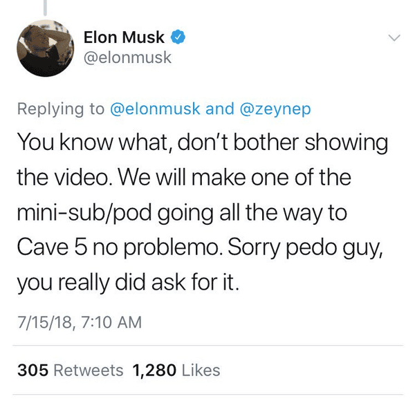 Elon Musk Calls British Diver In Thai Cave Rescue Pedo In Baseless Attack Technology The Guardian