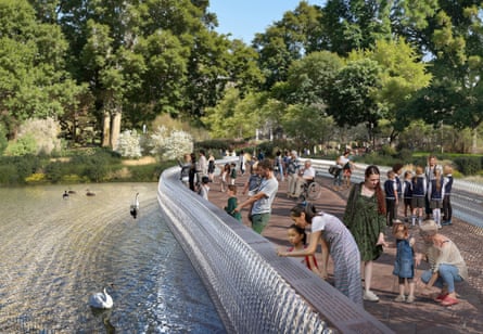 Glass act … how the bridge will look.