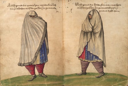 ‘Morisca in Street Dress’ drawn by Christoph Weiditz (1529), from Authentic Everyday Dress of the Renaissance: All 154 Plates from the Trachtenbuch