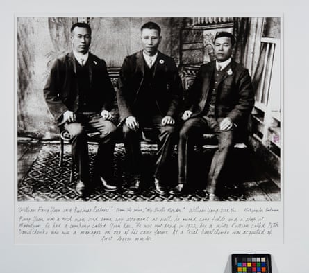 William Fang Yuen and business partners, from William Yang’s My Uncle’s Murder series, in 2008