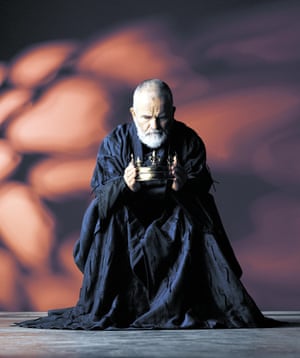 Publicity for Ian Holm’s King Lear.