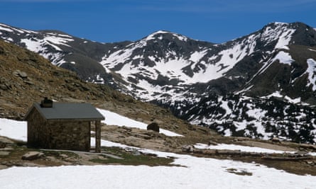 Cabana Sorda hut in the Pyrenees.