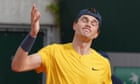 Jack Draper knocked out of French Open by qualifier Jesper de Jong
