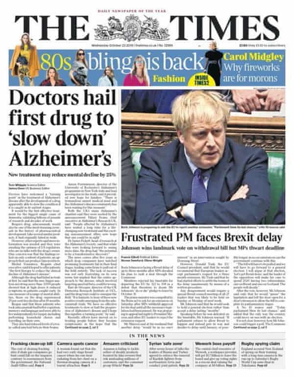 Yeah But No But How The Papers Covered Mps Refusal To Rush Through Brexit Deal Politics The Guardian